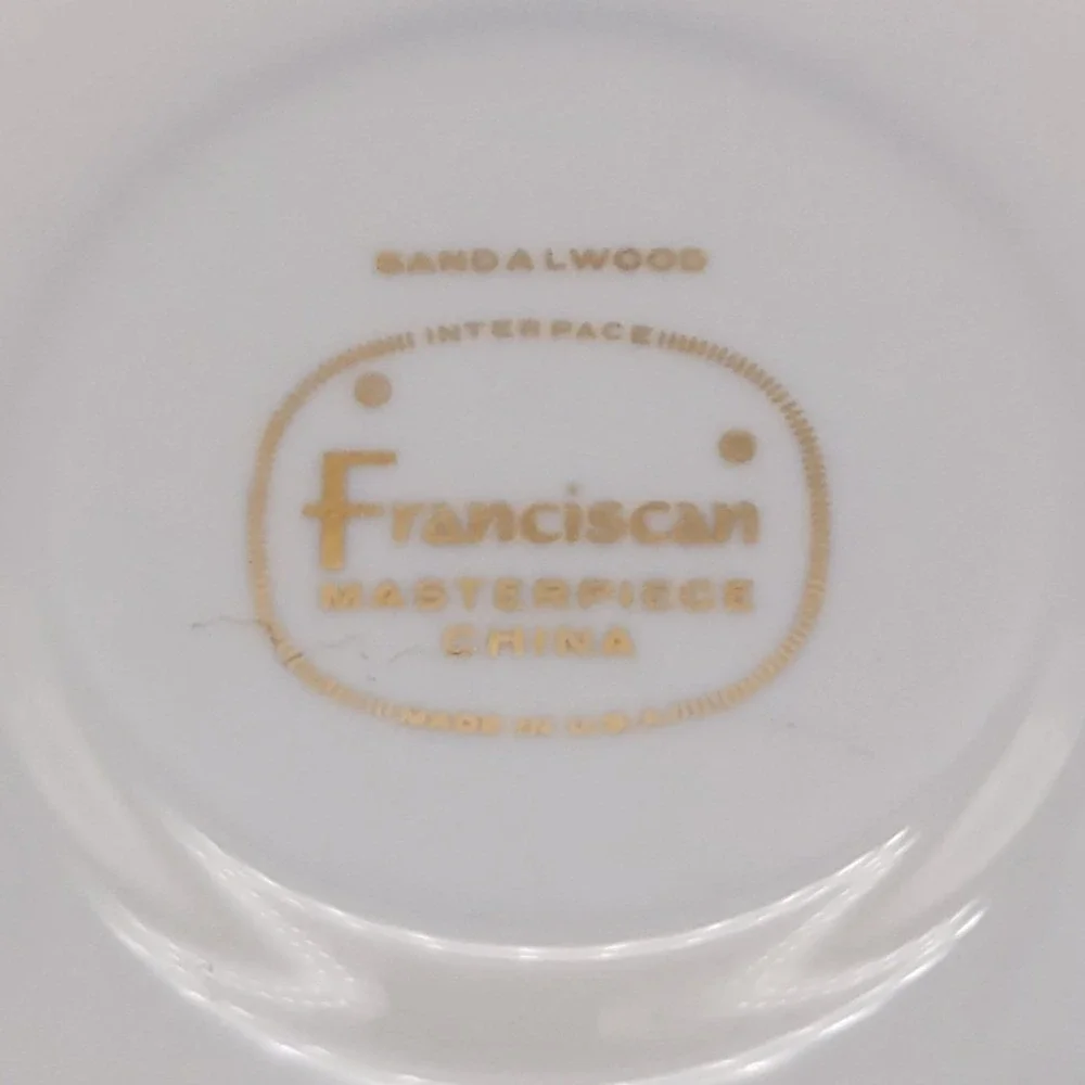Vintage Franciscan Masterpiece Sandalwood China‎ Cup and Saucer